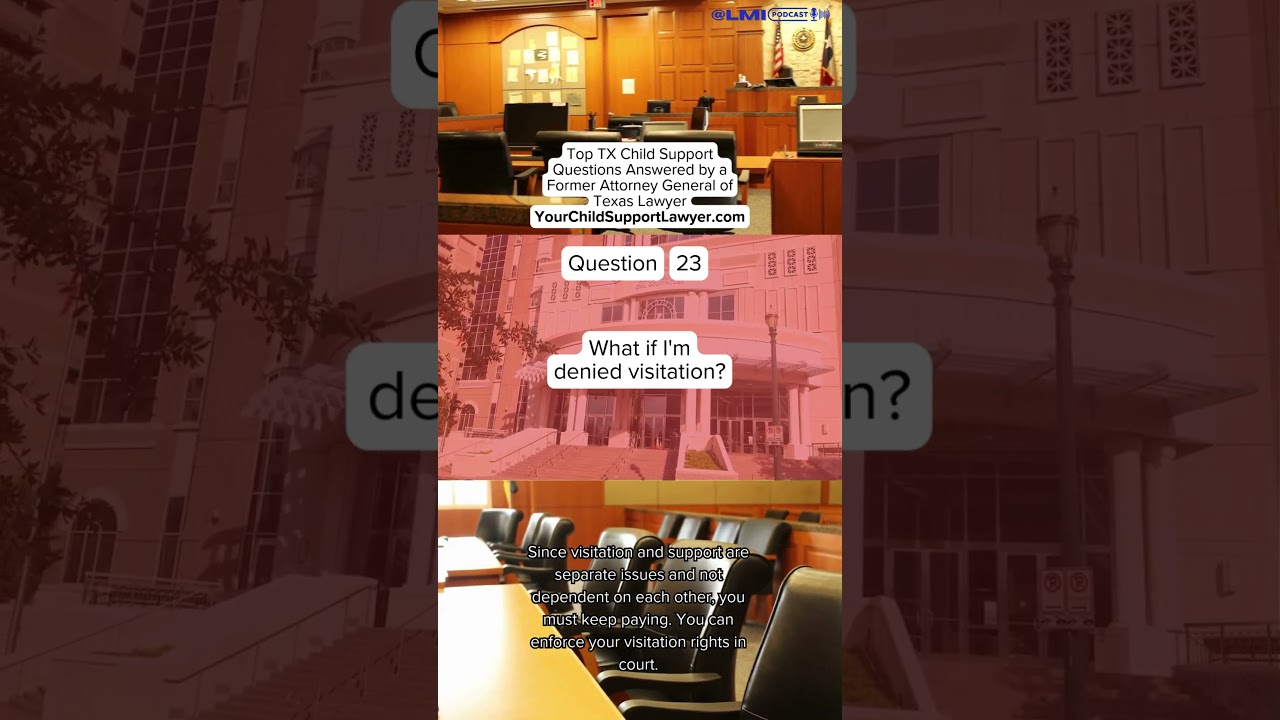 Q&A #23  Texas YourChildSupportLawyer.com -  Lawyers & Mediators International Network #familylaw