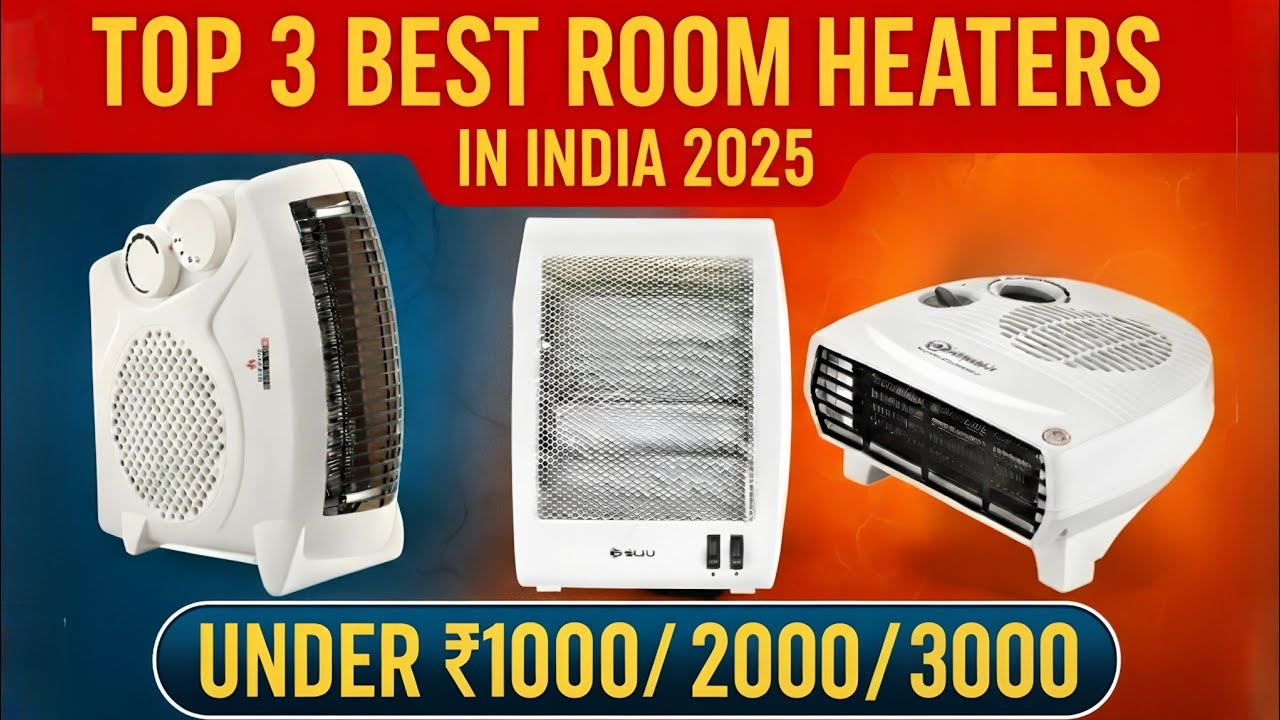 TOP 3 Best Room Heaters in India 2025 🔥 Under 1000/2000/3000 | Ultimate Winter Buying Guide!”