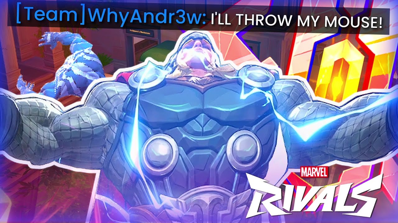 RANK #1 VENOM CRASHES OUT VS RANK #1 THOR !  | Marvel Rivals