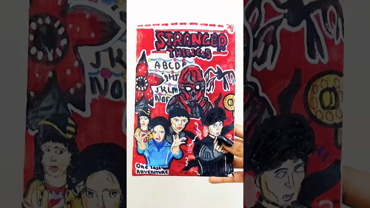 DIY STRANGER THINGS BLIND BAG unboxing! #papersquishy #diy #shorts #strangerthings #fyp#asmr #roblox