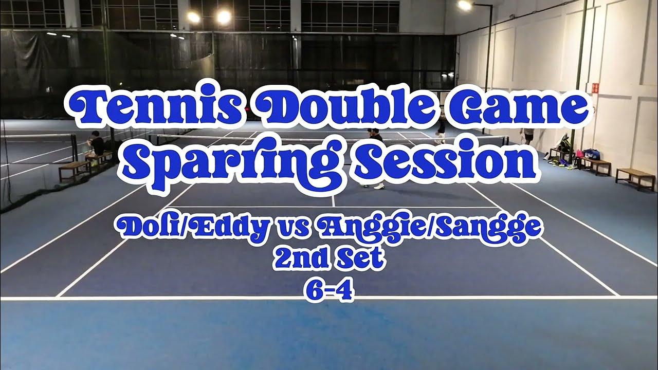 Intense Tennis Double Sparring Session 2nd Set | #theogtennisclub #amtc | 🎾 🇲🇾🇮🇩