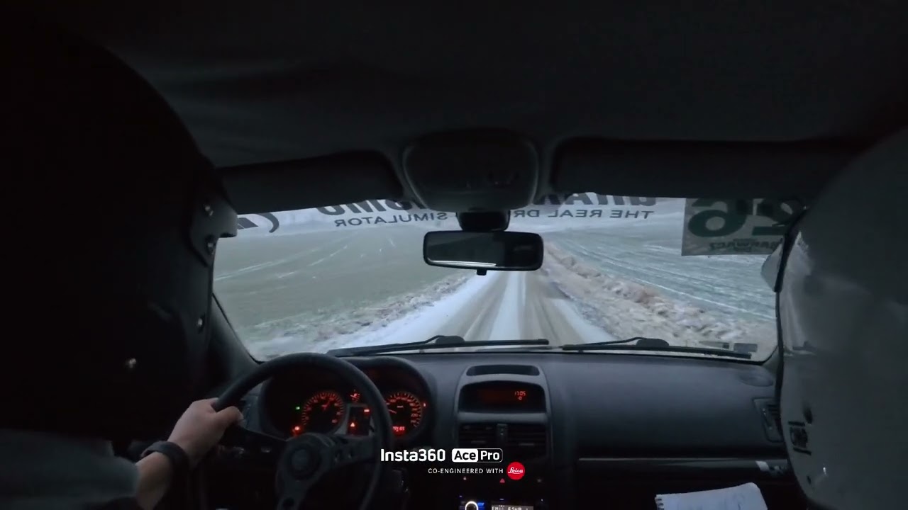 On board snow&ice 1 Runda Dobrocin Barwacz CUP Michał Sidorowicz / Jarosław Chmaj Renault Clio sport