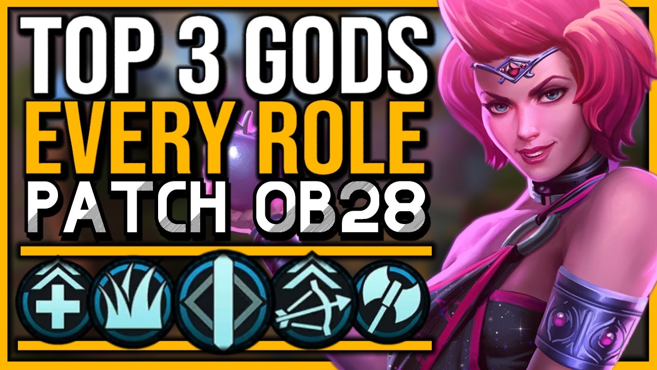 Top 3 Gods For EVERY ROLE (w/ Builds) To Carry In Patch OB28! - SMITE 2 Guide