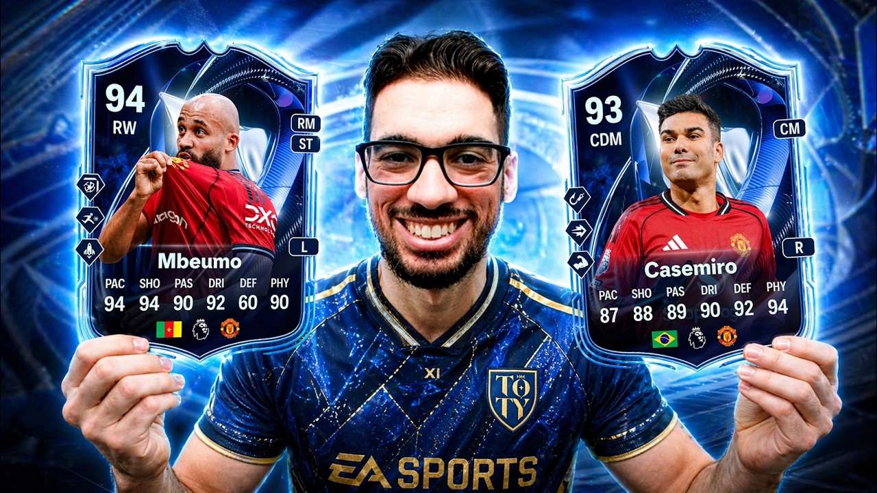 94 обзора игроков TOTS HM Mbeumo и 93 Casemiro SBC!