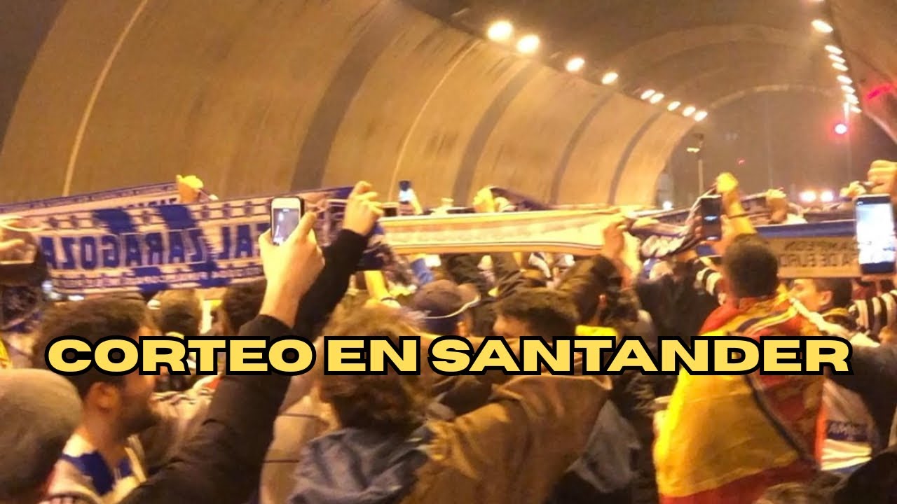 Zaragocismo en Santander | Himno del Real Zaragoza camino a los Campos de Sport de El Sardinero