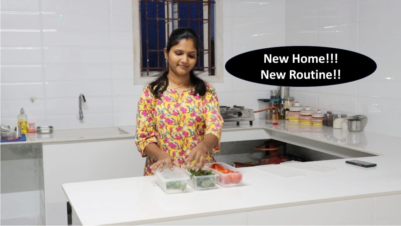 New Home!! New Routine!!! | பன்னீர் புலாவ், பட்டாணி மசாலா Recipe | current evening to night Routine