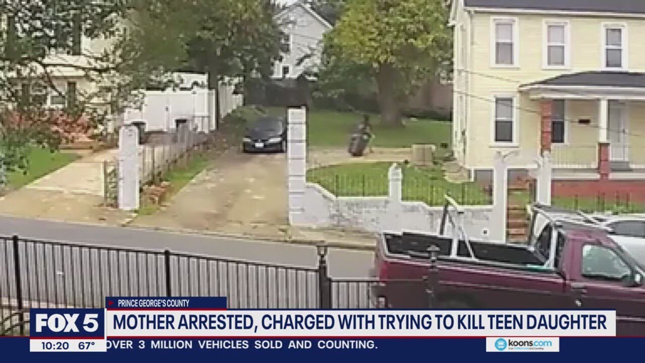 Video captures moments before mom allegedly shoots daughter in PG County