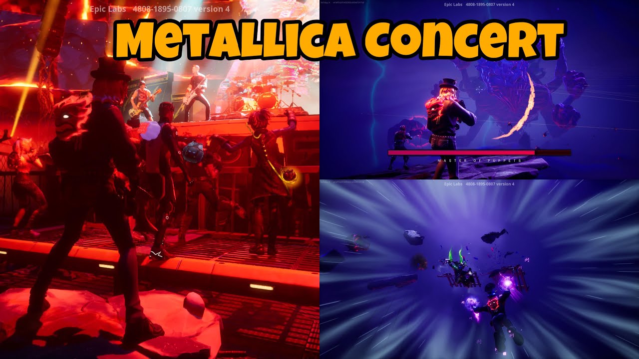 Fortnite x Metallica Concert