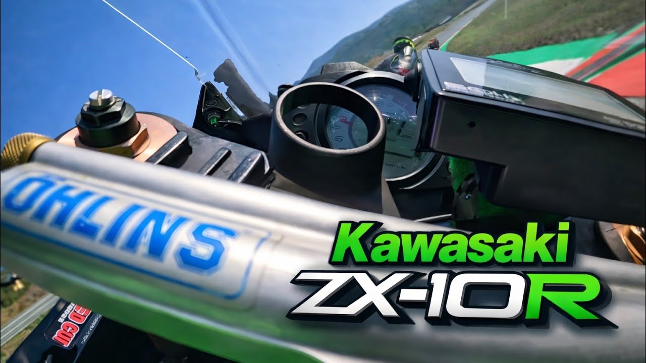 KAWASAKI ZX-10R FAIL: Crash on the track!