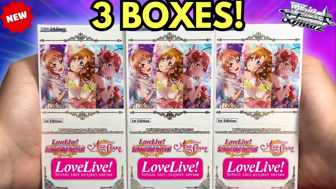 OPENING WEISS SCHWARZ NEW PREMIUM BOOSTER BOX LOVELIVE! SCHOOL IDOL FESTIVAL 10th ANNIVERSARY!