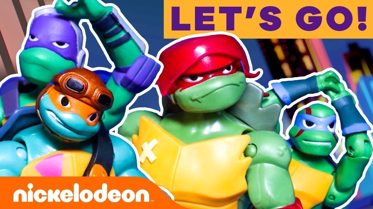 Rise of the TMNT Toys Epic Fights, Radical Chases & More! 🐢 #AD | Nick