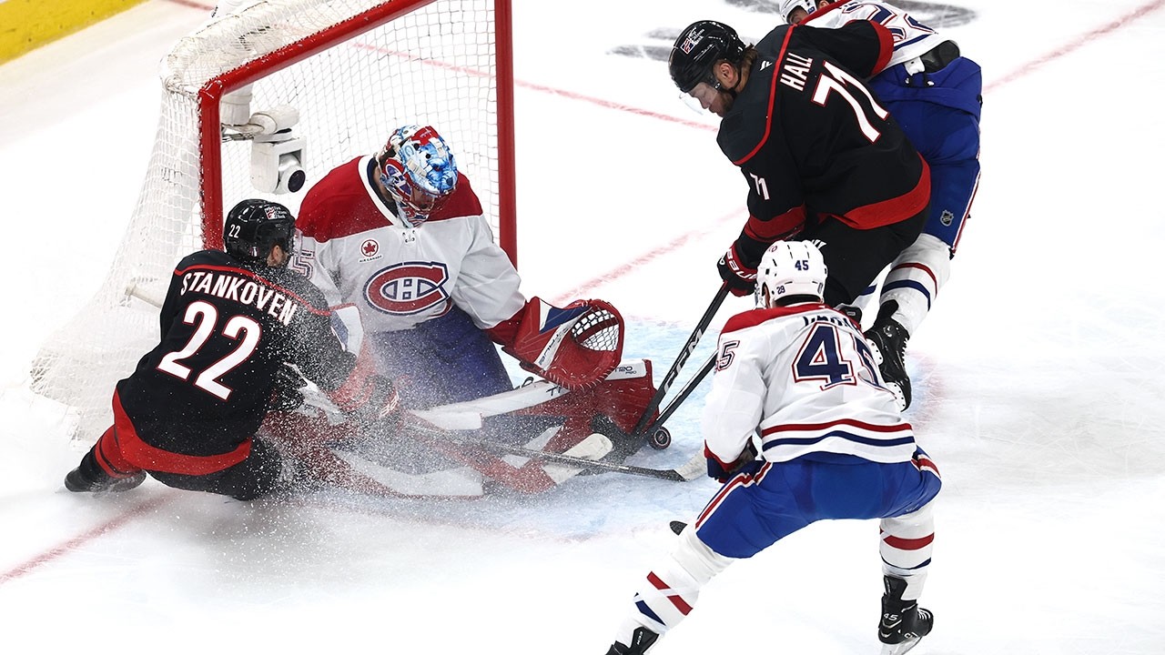 The goal STANDS! Canes up in Game 5!