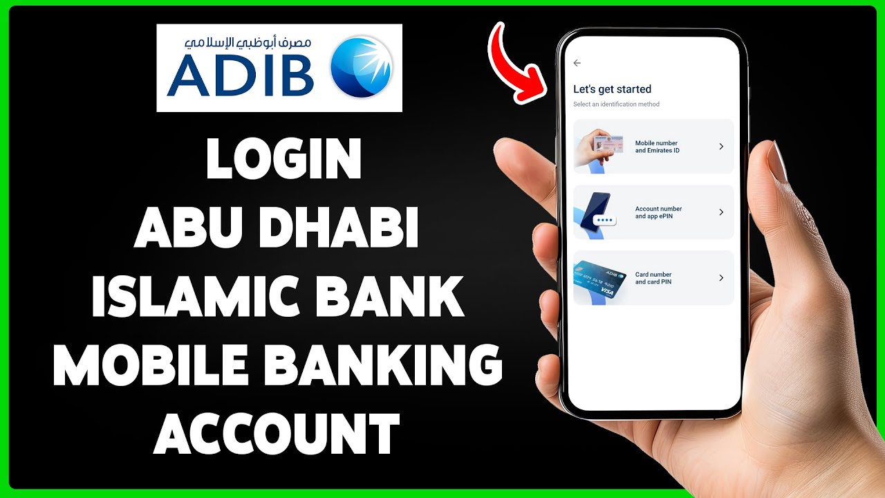 How To Login Abu Dhabi Islamic Bank Mobile Banking Account 2025 | ADIB Mobile App Sign In Tutorial