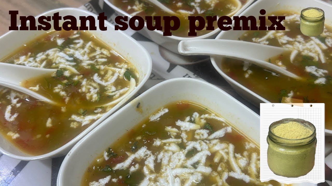 Instant soup premix recipe ll easy to make ll healthy and easy ll skfoodandvlog ll Surjit Kaur 