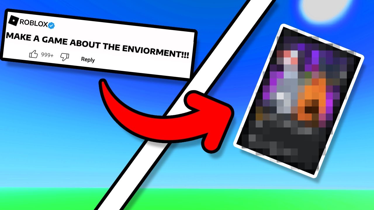Making a Roblox game that SAVES THE ENVIRONMENT..