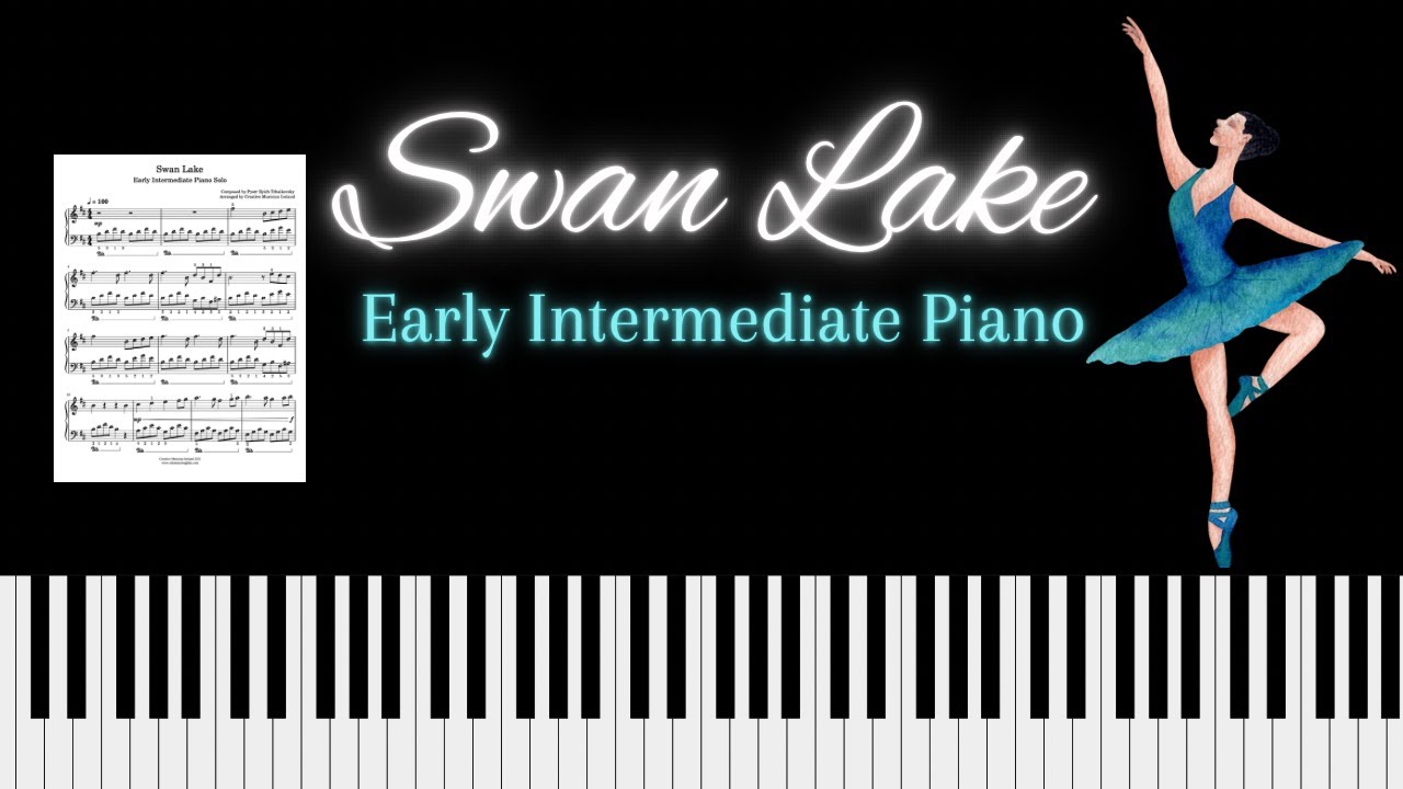 'Swan Lake' Theme - Early Intermediate piano - Tchaikovsky - Sheet Music download