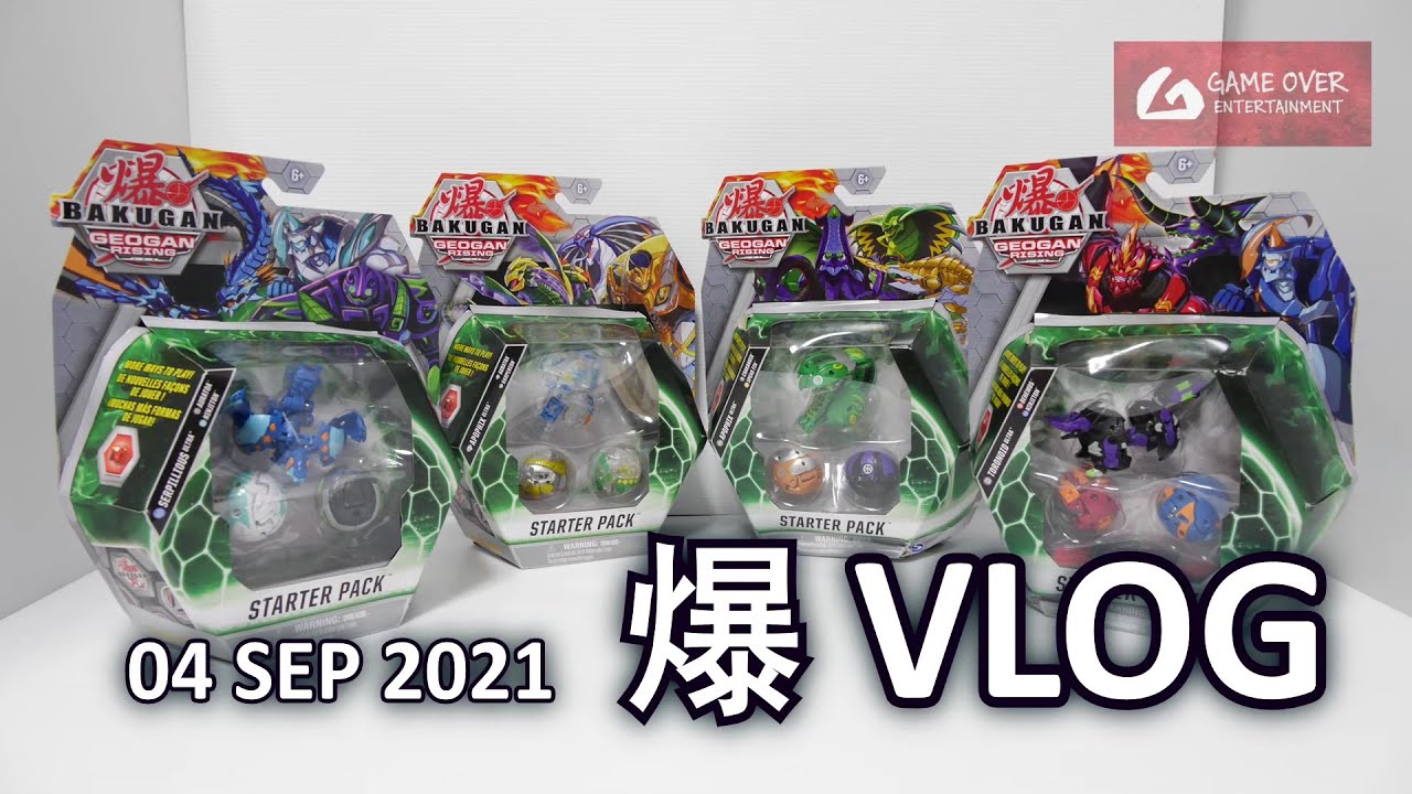 Geogan Rising WAVE 4 STARTER!! [04 SEP 2021] Aphophix, Serpillious, Toronoid!! | BAKUGAN VLOG #017