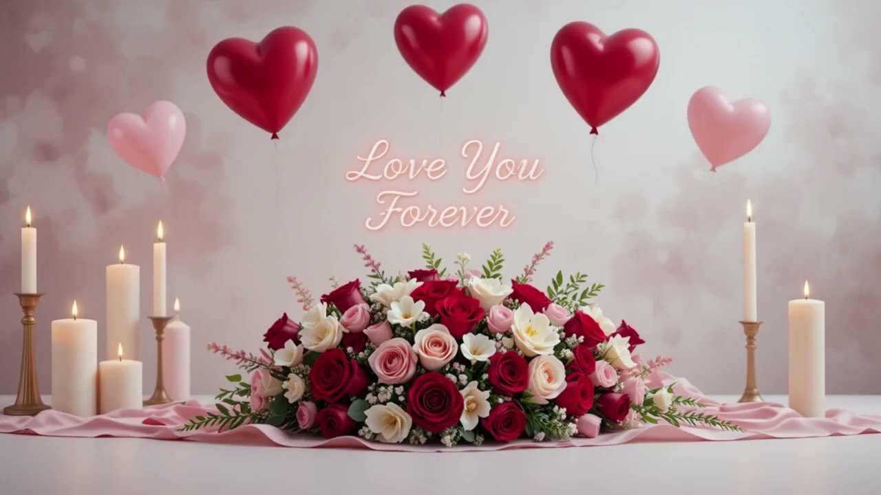 Love You Forever Frame TV Art | Valentine’s Day | Romantic Frame TV Art 4K #ValentinesDay
