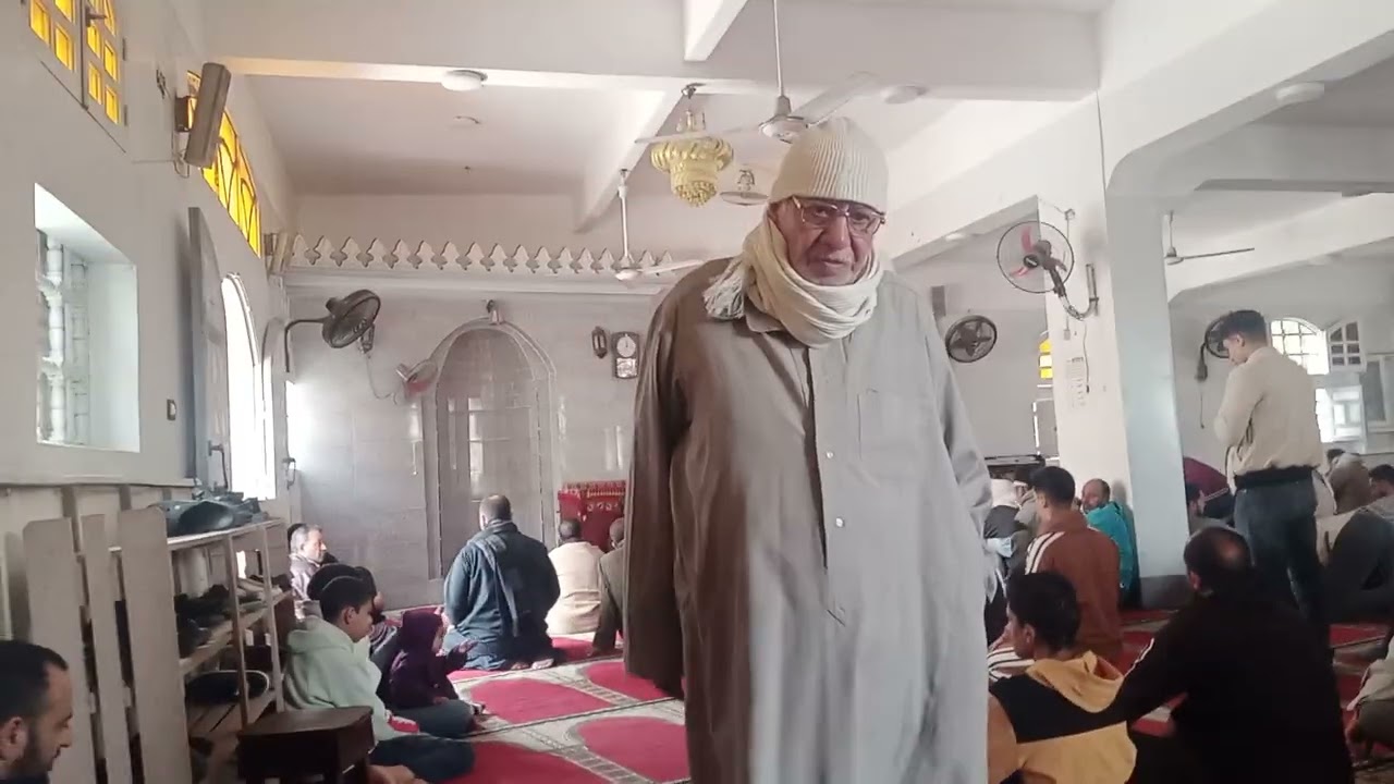 الشيخ محمد النجار وخطبة الجمعه من مسجد المرجاوي بالجمالية دقهليه 
