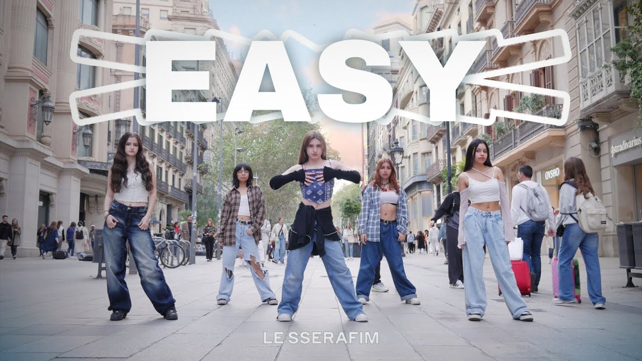 [KPOP IN PUBLIC BARCELONA] LE SSERAFIM (르세라핌) - EASY | Dance cover by SUNRISE CREW