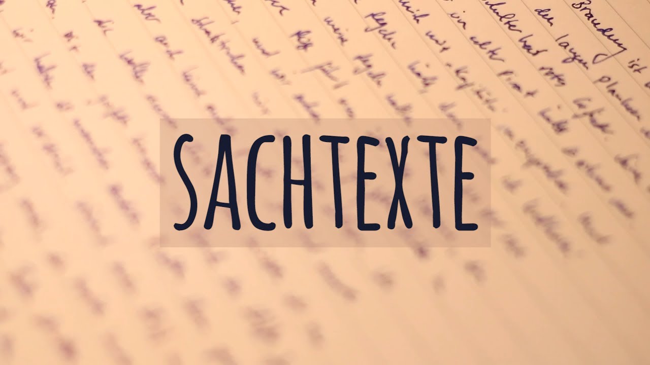 Sachtexte einfach erkl&auml;rt! | Kategorien | Beispiele