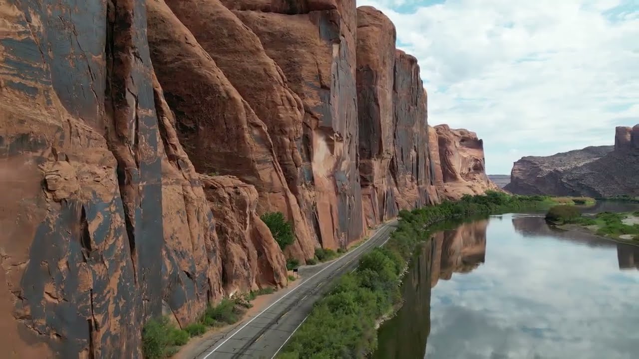 BRB, Moving to Utah | Just a Girl Flying her Drone Over Petroglyphs on Potash Road | DJI Mini