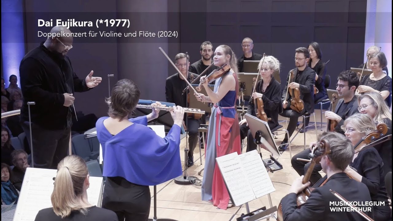 Double Concerto - Dai FUJIKURA (Leila Josefowicz, violin + Claire Chase, flutes)
