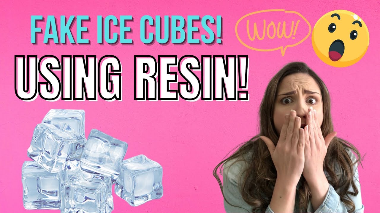 FAKE ICE CUBE PROPS USING RESIN // These turned out so well!