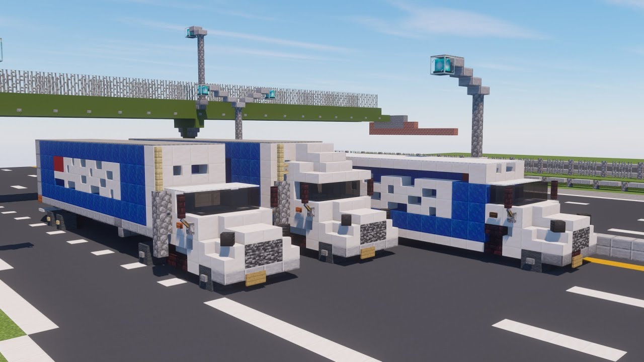 Minecraft Pepsi Trailer Truck Tutorial