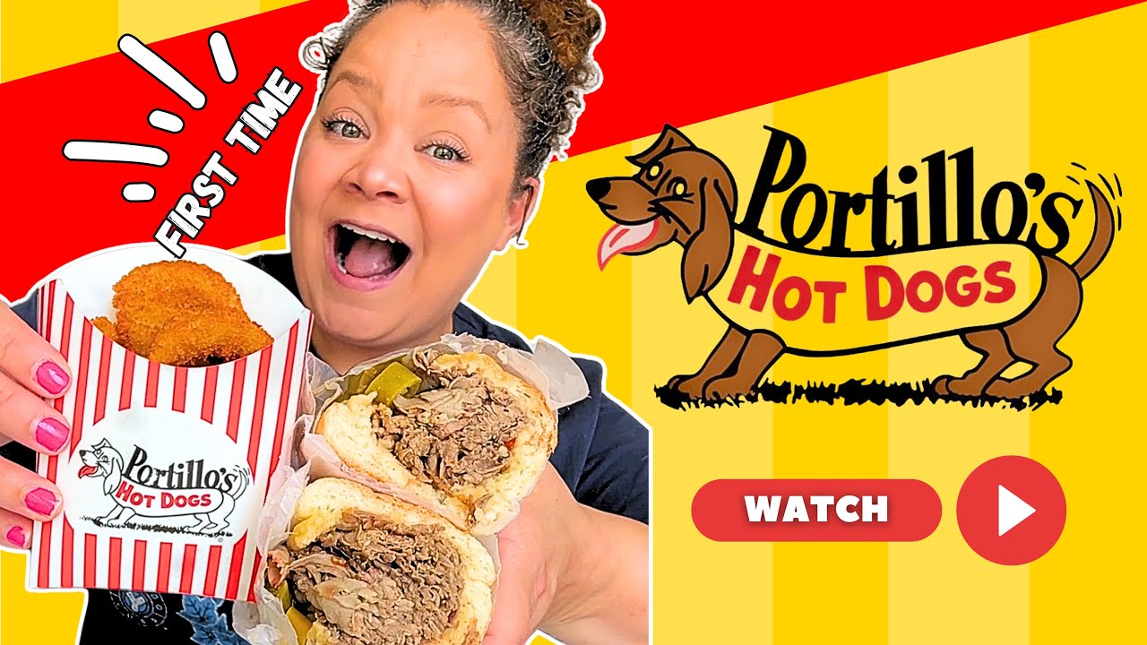 🌭ВПЕРВЫЕ в Portillo's!! #еда #мукбанг