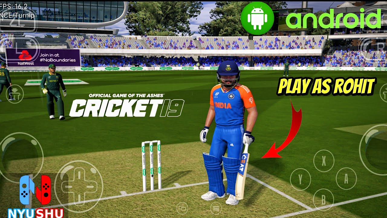 HOW TO INSTALL 2024 PATCH ON CRICKET 19 ON ANDROID WITH NYUSHU EMULATOR | NEW SWITCH EMULATOR |