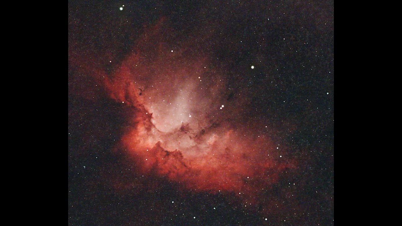 The Wizard Nebula with a TSA 120.  Live Stack and Image Processing.