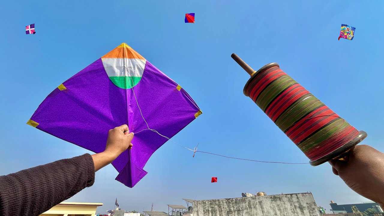 New Manjha Testing On LOHRI 😱 | How to fly kite | cut other kites | kite