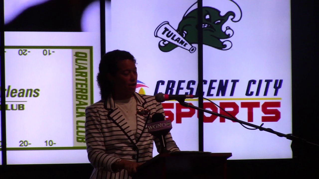 Tulane Deputy Athletic Director/COO Monica LeBron at GNO QB Club