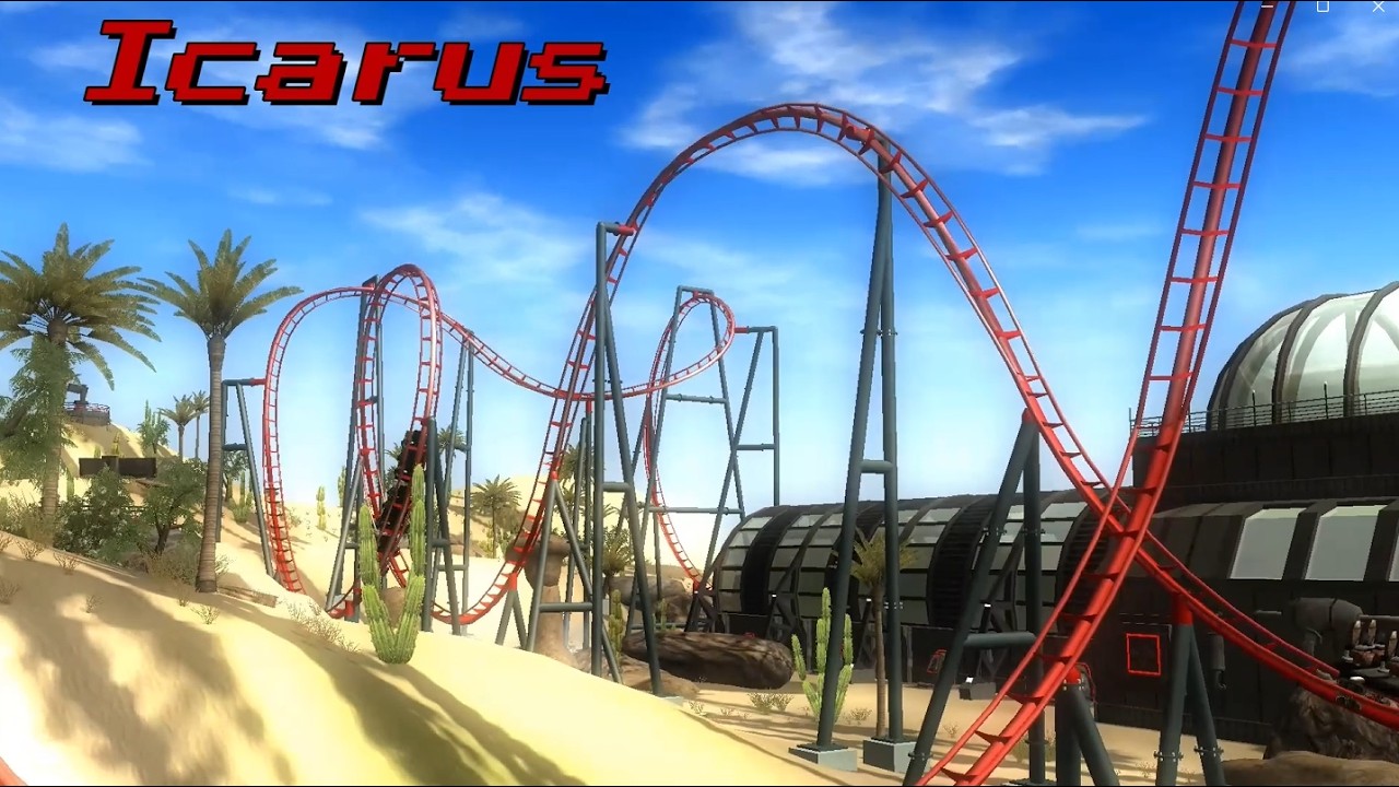 Roller Coaster Tycoon 3 - Icarus - A Sci-Fi Themed Premier LIM Coaster