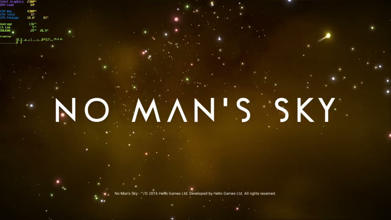 No Man's Sky on Intel Core 3 304 