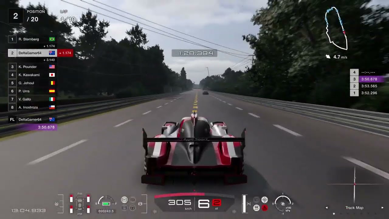 Gran Turismo 7 Gameplay Episode 16: Audi R18 '16 on 24h Le Mans Racing Circuit