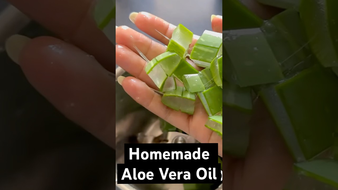 DIY Aloe Vera Oil for Healthy Strong Hair ❤️#hairgrowth  #shorts  #haircaretips  #preityprerna