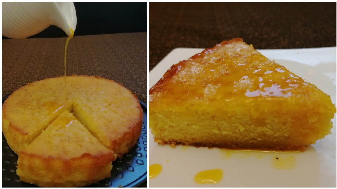 Orange cake with orange syrup /NFS