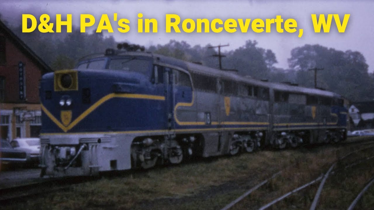 D&H Alco PA-1's in Ronceverte (WV) Autumn 1971 - Firebox Vault 28