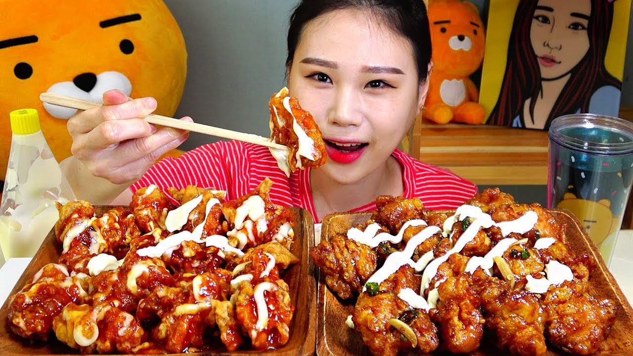 슈프림순살 와락순살 치킨 먹방 Mukbang