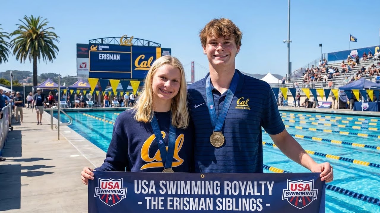 Erisman Siblings Are the NEW Swim Royalty! Cal Freshman Ryan Erisman is HIM