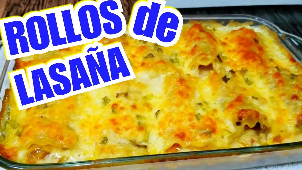 ROLLITOS DE LASAÑA/ RECETAS FACILES