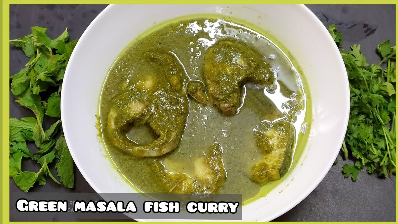 Green Masala Fish Curry/ Hara Masala Fish Curry simple and unique