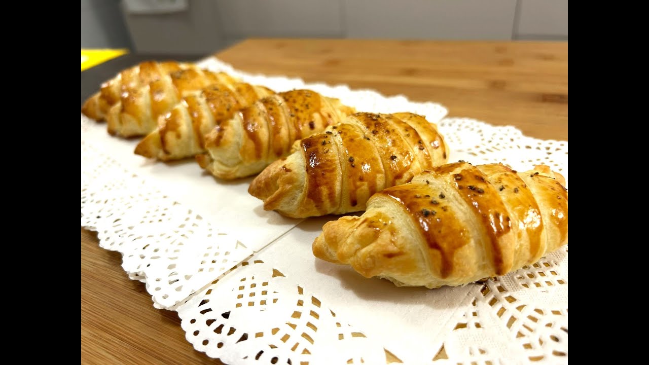 Per un Aperitivo Super Buono 😁 Cornetti Salati Super Facili con Ricotta e Salame