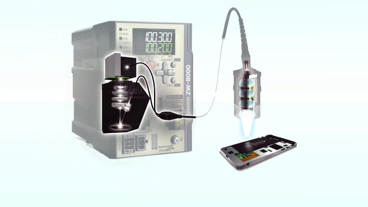 OMRON Confocal Fiber Displacement Sensor