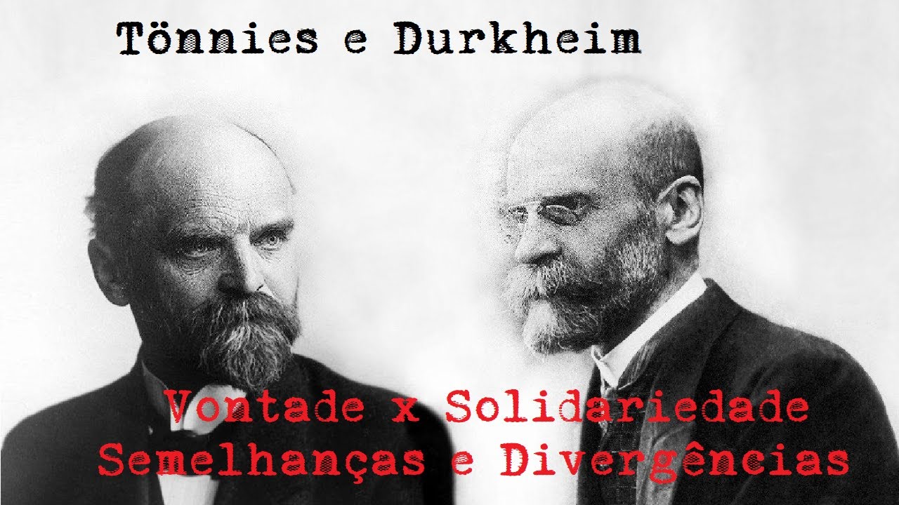 Comunidade e Sociedade - Ferdinand Tönnies - Resenha - David Vega