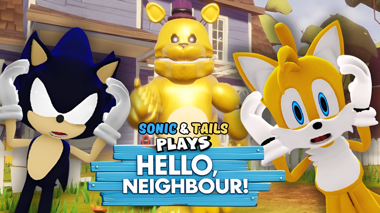 Tails vs Super Sonic — Who Is Smarter? 😱 | Hello Neighbor Fredbear Mod