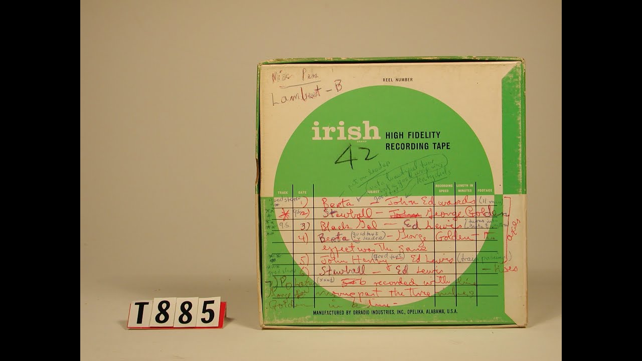 Black Gal - Ed Lewis -  recorded by Alan Lomax