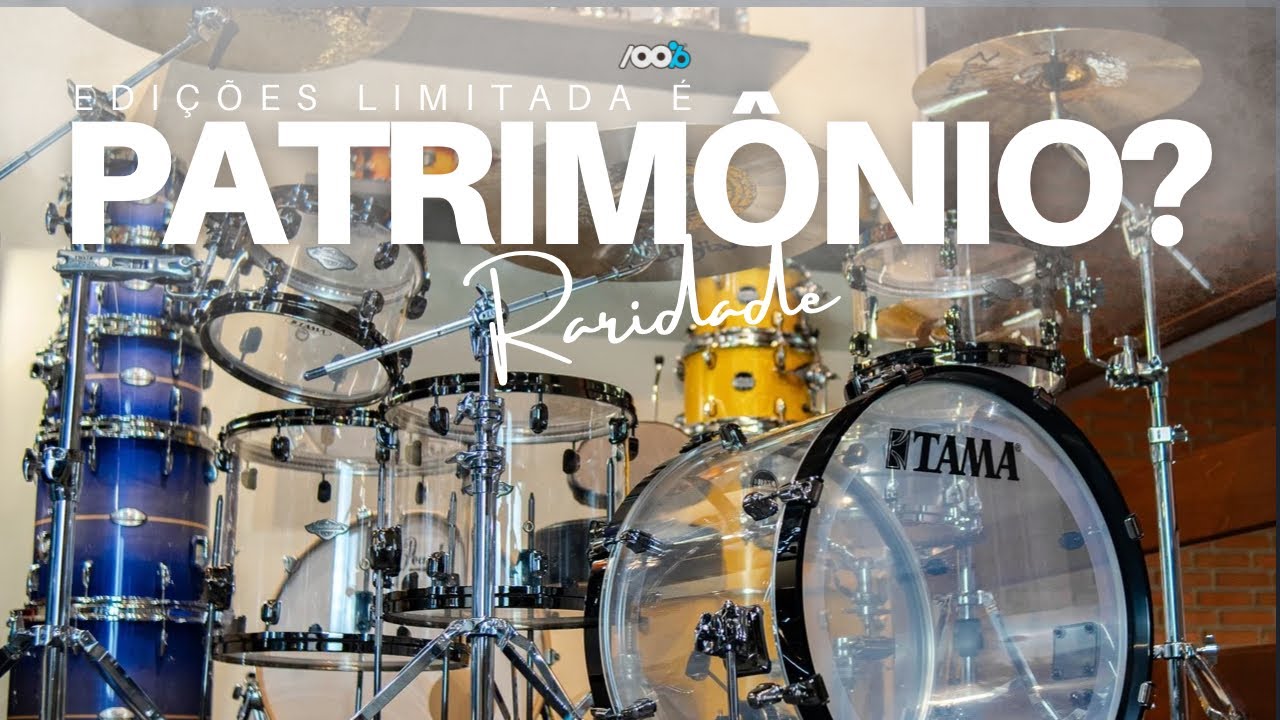 Uma batera edição limitada é um Patrimônio? Essa Tama Starclassic Mirage é muito mais! 